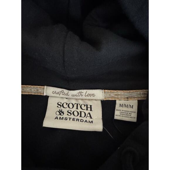 Scotch & Soda graphic Embroidered Black with print On Sleeve size Medium - Picture 7 of 10